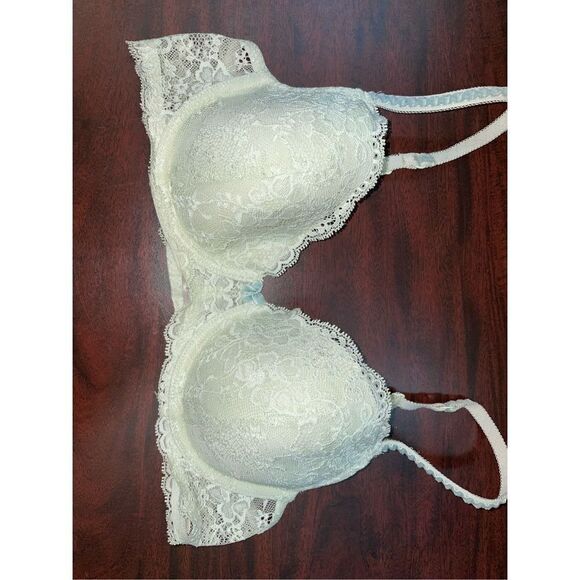 Victoria’s Secret Lined Demi Lace Mint Green Bra Size 34C - Picture 1 of 7